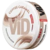 VID Coffee Caramel Strong All White Portionssnus Portion Nikotin Tobaksfri Nikotinpåsar Vanilj Kaffe Karamell