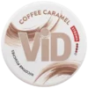 VID Coffee Caramel Strong All White Portionssnus Portion Nikotin Tobaksfri Nikotinpåsar Vanilj Kaffe Karamell Lock