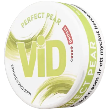 VID Perfect Pear Strong All White Portion Portionssnus Nikotinpåsar Päron Vanilj