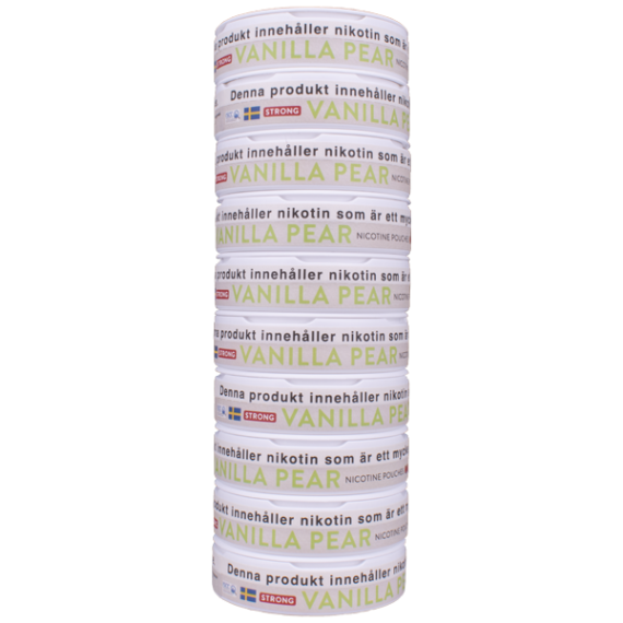 VID Vanilla Pear Strong Slim All White Portion - 10-Pack