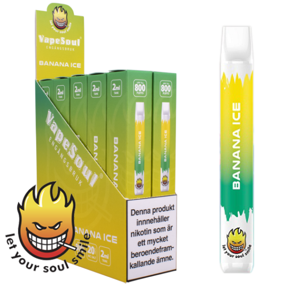Vapesoul Banana Ice 20 mg