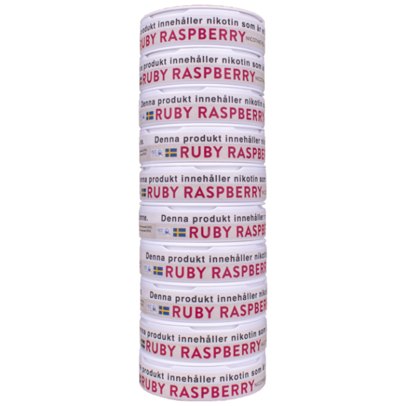 VID Ruby Raspberry All White Portion - 10-Pack