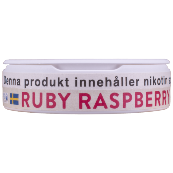 VID Ruby Raspberry All White Portion - Sedd från sidan