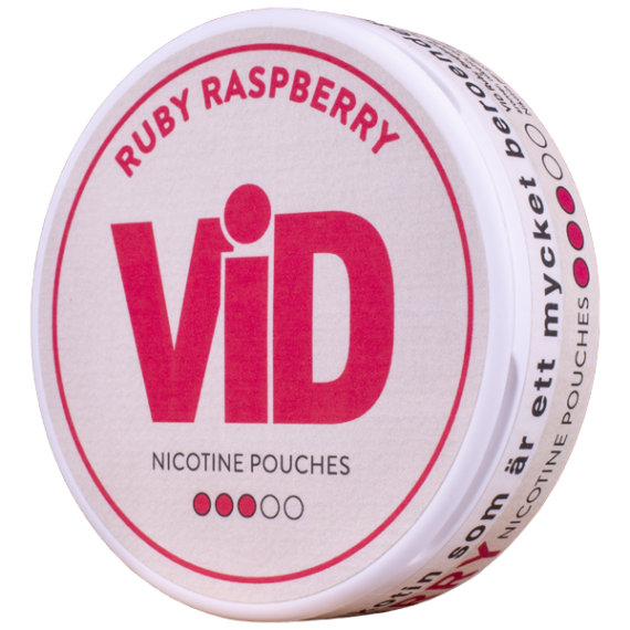 VID Ruby Raspberry All White Portion - Vinkel
