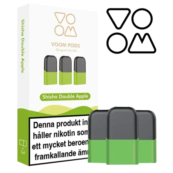 VOOM Pod Shisha Doubleapple 3-pack