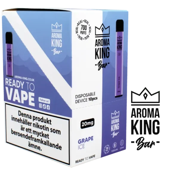 Aroma King Grape Ice Engångspod 20 mg