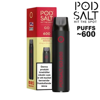 Pod Salt GO 600 Strawberry Banana 20 mg