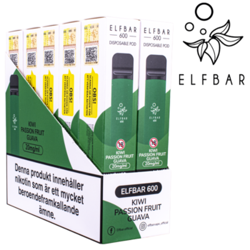 Elf Bar 600 Kiwi Passion Fruit Guava 20 mg