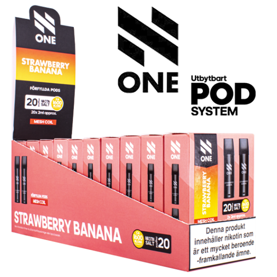 N One Mesh Pod Strawberry Banana Podsystem