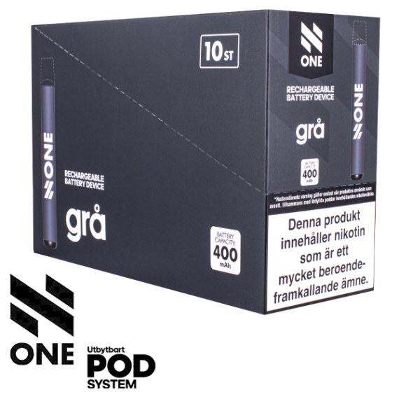 N One Mesh Pod Batterier Grå tiopack
