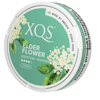 XQS Elderflower Strong Slim All White Portion portionssnus