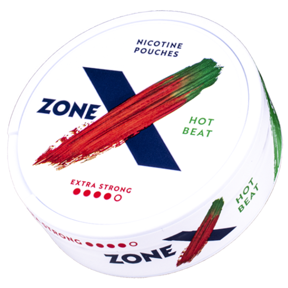 ZONE X Hot Beat Extra Strong All White Slim Portion