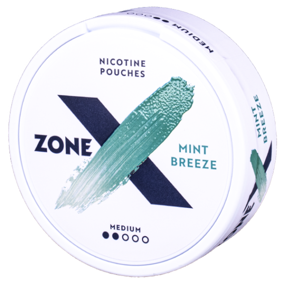 ZONE X Mint Breeze Medium All White Slim Portion