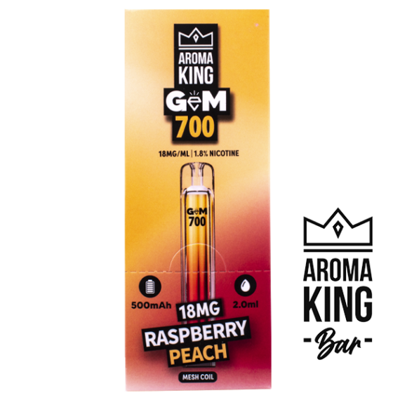 Aroma King Gem Raspberry Peach 18 mg