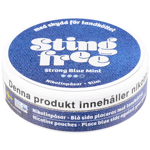 Stingfree Strong Blue Mint All White Slim Portion
