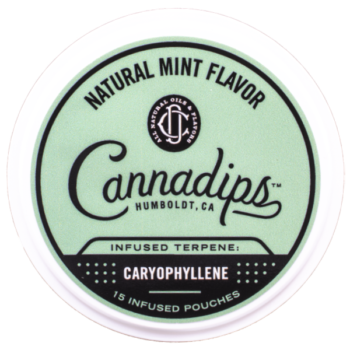 Cannadips Caryophyllene Natural Mint Tobaksfri Portion