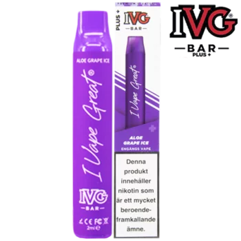 IVG Bar Plus+ Aloe Grape Ice 20mg