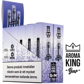 Aroma King Gem Bar Blue Razz 20 mg 10 pack