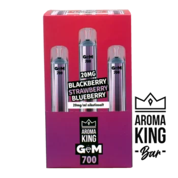 Aroma King Gem Bar Blackberry Strawberry Blueberry 20 mg