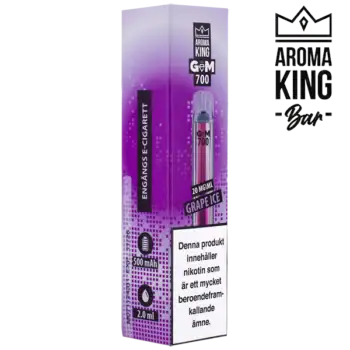 Aroma King Gem Bar Grape Ice 20 mg