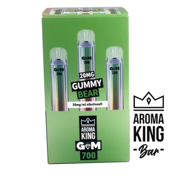 Aroma King Gem Bar Gummy Bear 20 mg
