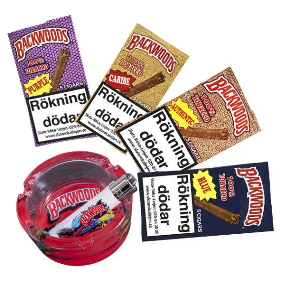 Backwoods Cigarrpaket | Askfat och Tändare