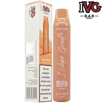 IVG BAR PLUS+ Peach Rings 20 mg Profilen