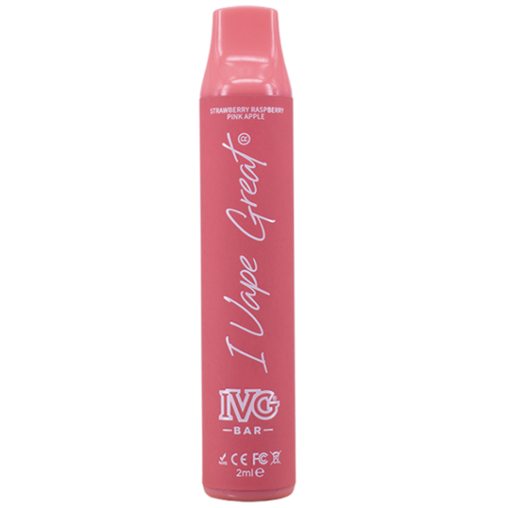 IVG BAR PLUS+ Strawberry Raspberry Pink Apple 20 mg