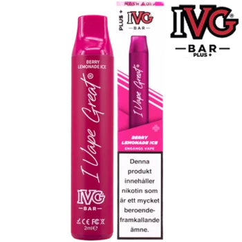 IVG BAR PLUS+ Berry Lemonade 20 mg