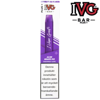 IVG BAR Plus+ Aloe Ice Grape 20 mg