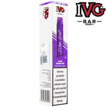 IVG BAR Plus+ Aloe Ice Grape 20 mg
