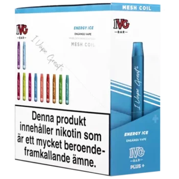 IVG BAR Plus+ Energy Ice 20 mg 10-pack