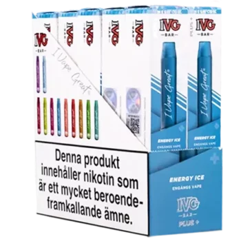 IVG BAR Plus+ Energy Ice 20 mg 10-pack