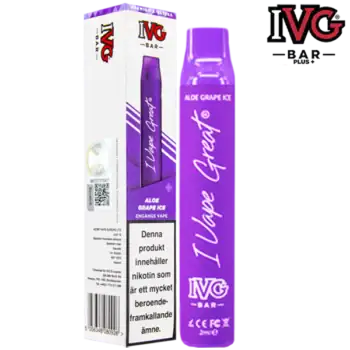IVG Bar Plus+ Aloe Grape Ice 20mg