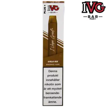 IVG Bar Plus+ Cola Ice 20 mg Vejp förpackning