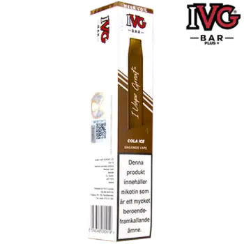 IVG Bar Plus+ Cola Ice 20 mg Vejp förpackning