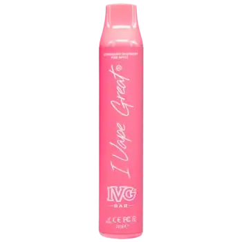 IVG BAR PLUS+ Strawberry Raspberry Pink Apple 20 mg