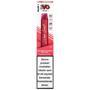 IVG BAR PLUS+ Strawberry Raspberry Pink Apple 20 mg