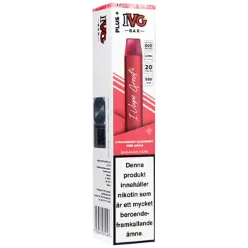 IVG BAR PLUS+ Strawberry Raspberry Pink Apple 20 mg