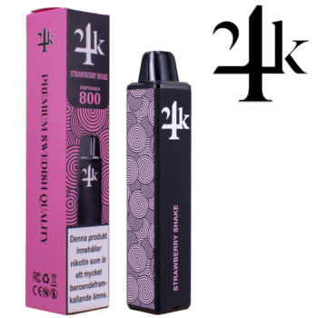 24K Strawberry Shake 14 mg Engångsvape