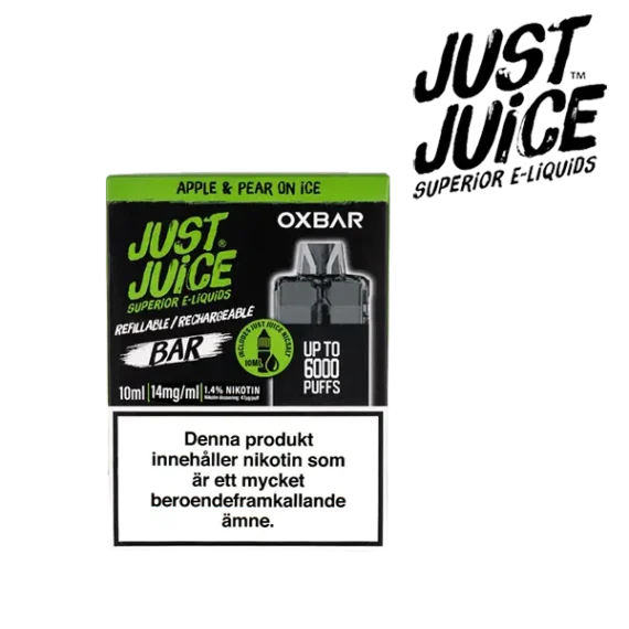 Just Juice Oxbar Apple & Pear On Ice 14 mg