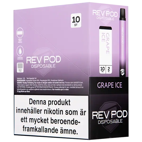 REV POD Grape Ice 10 mg