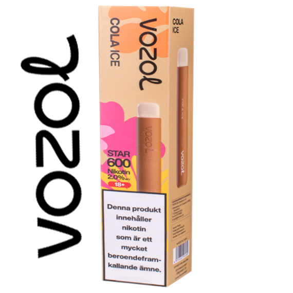 VOZOL Star 600 Cola Ice 20 mg e-cigarett.