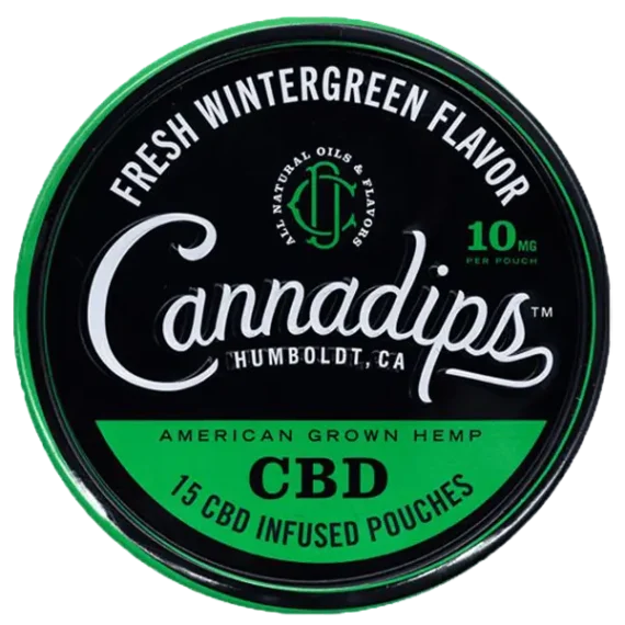 Cannadips Fresh Wintergreen CBD Portion