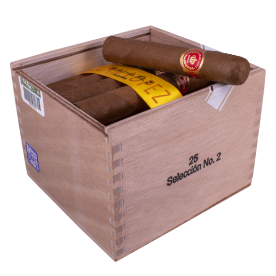 Juan Lopez Seleccion No.2 cigarrlåda med 25 stycken cigarrer
