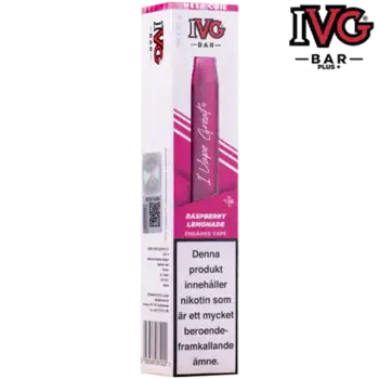 IVG BAR PLUS+ Raspberry Lemonade 20 mg