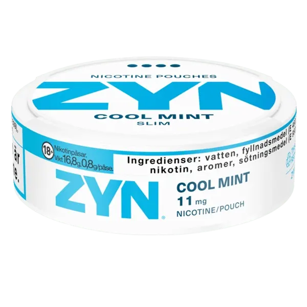 ZYN Slim Cool Mint Extra Strong Portion | Snusfabriken.com ⭐