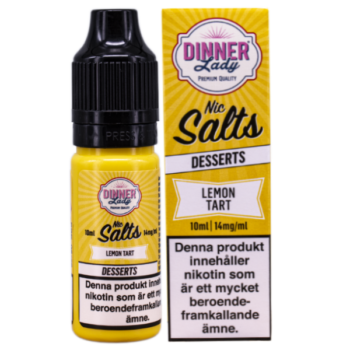 Dinner Lady Salt Lemon Tart 14 mg e-juice