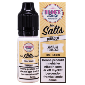 Dinner Lady Salt Vanilla Tobacco 14 mg e-juice