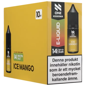 N One E-juice Bar Salts - Ice Mango 14 mg